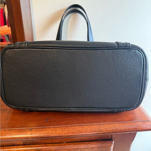 Coach Black Pebbled Leather Handbag - Picture 10 of 11